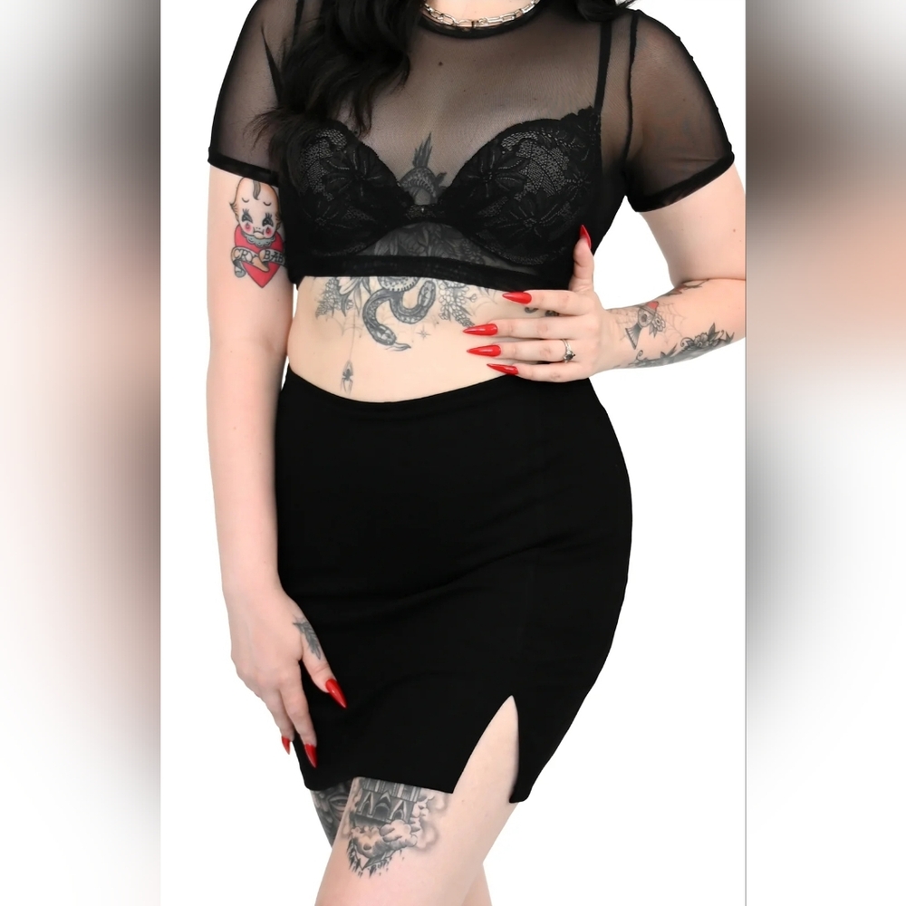 NWT FOXBLOOD Mini Skirt with Shorts